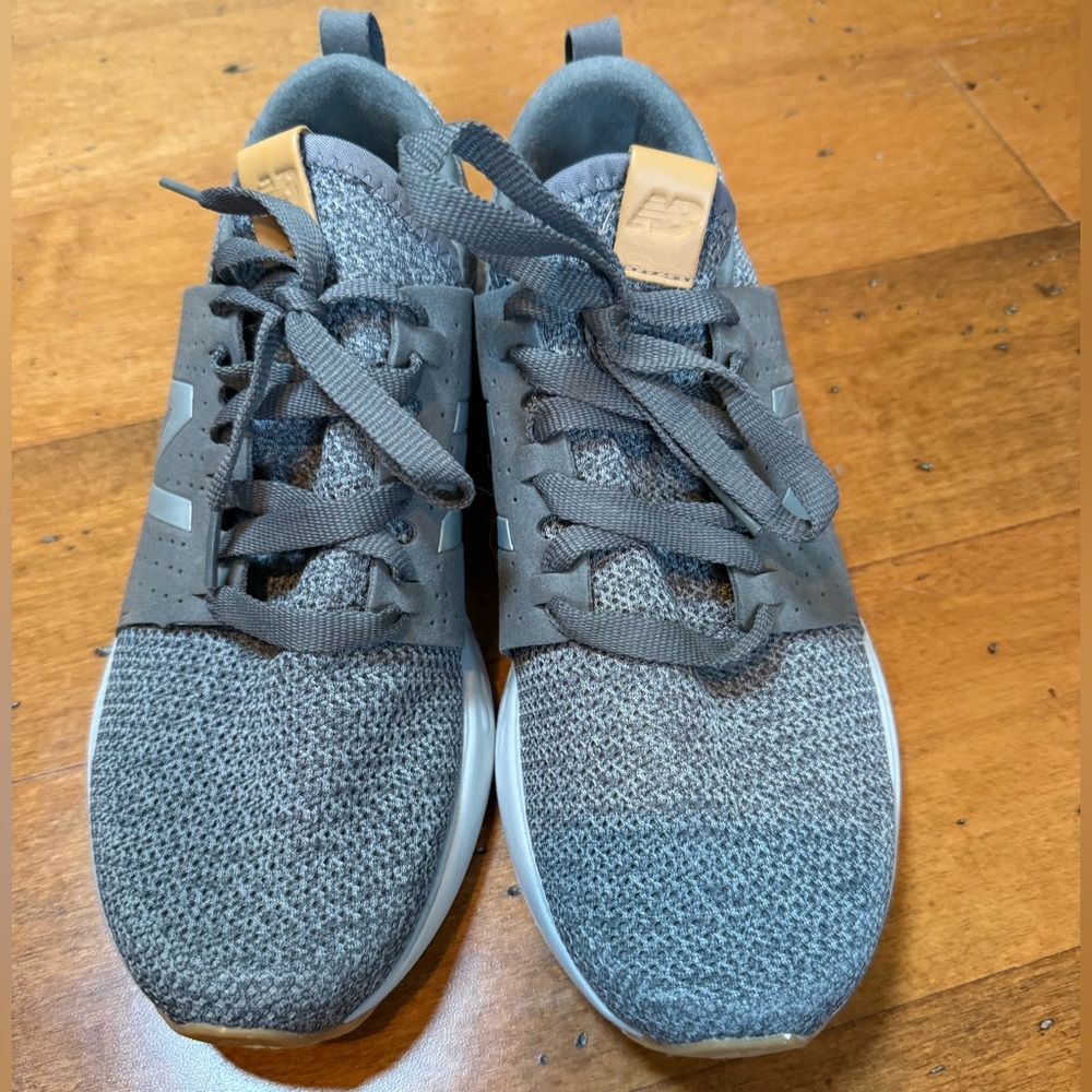 New Balance Light Gray Fresh Foam Athletic Sneakers Mens Size 9.5